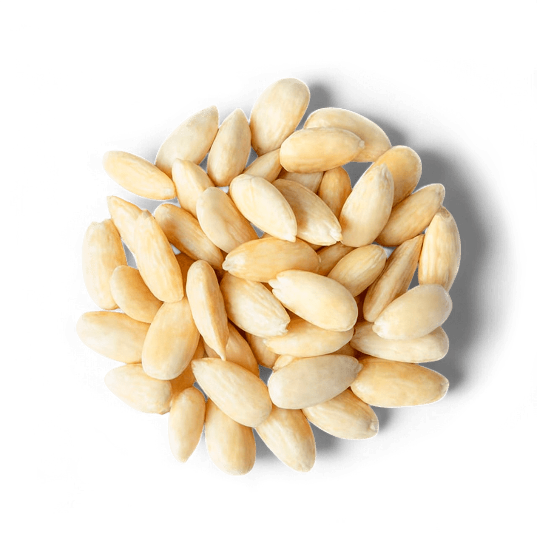 Organic Whole Blanched Almonds (1000 kg Bag)