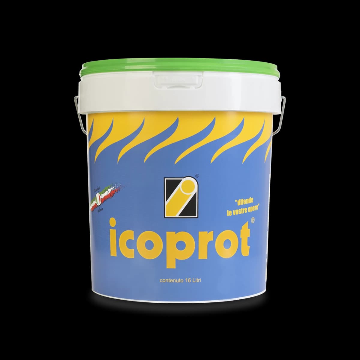 Icoprot Single-Component Colored Protective Paint Based on Synthetic Resins in Aqueous Emulsion (Liquid, Water Based) (4 Lt)