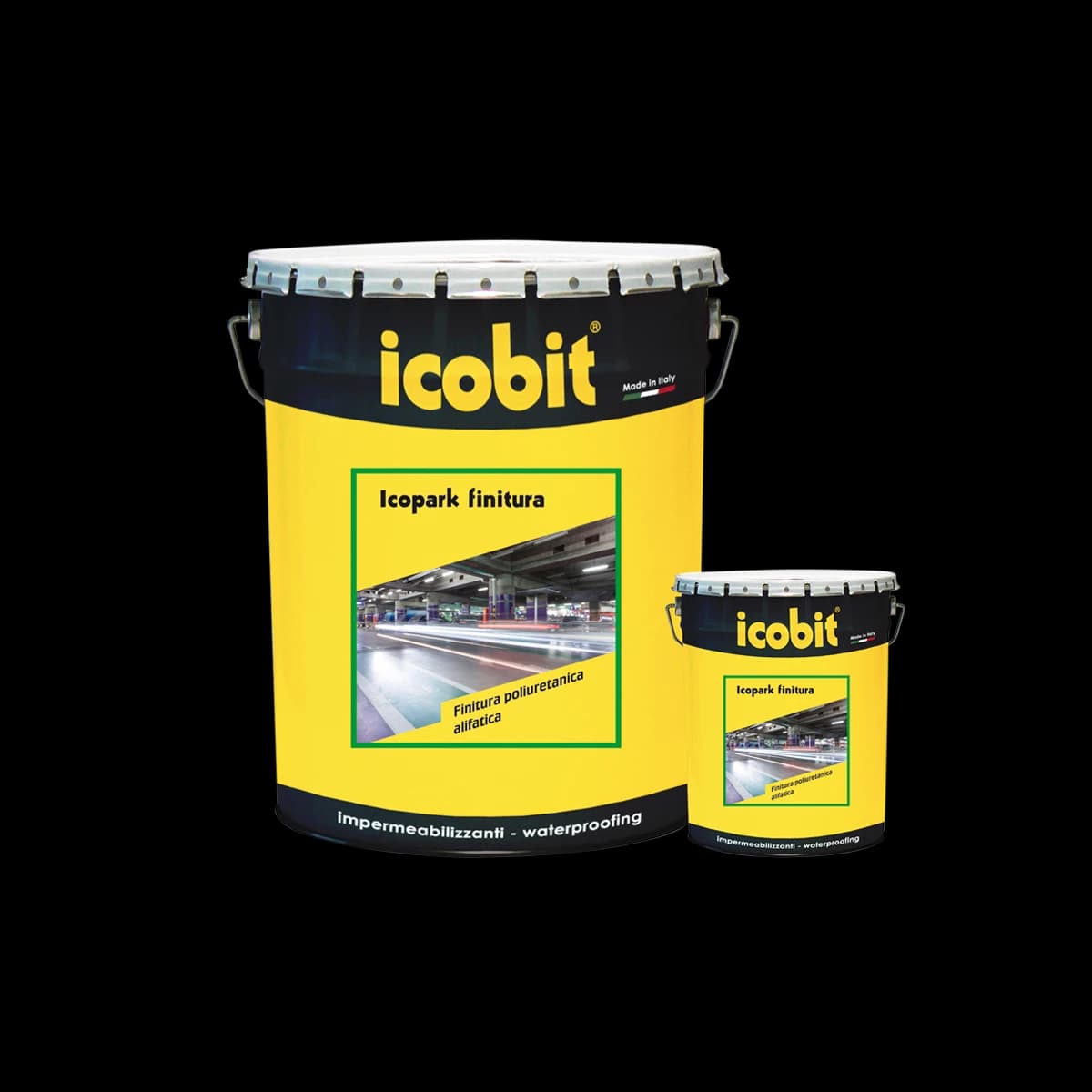 Icopark Finitura for Application on Surfaces Subject to Vehicle Traffic and Frequent Pedestrian Crossing (Liquid, Solvent Based) (4 Kg)