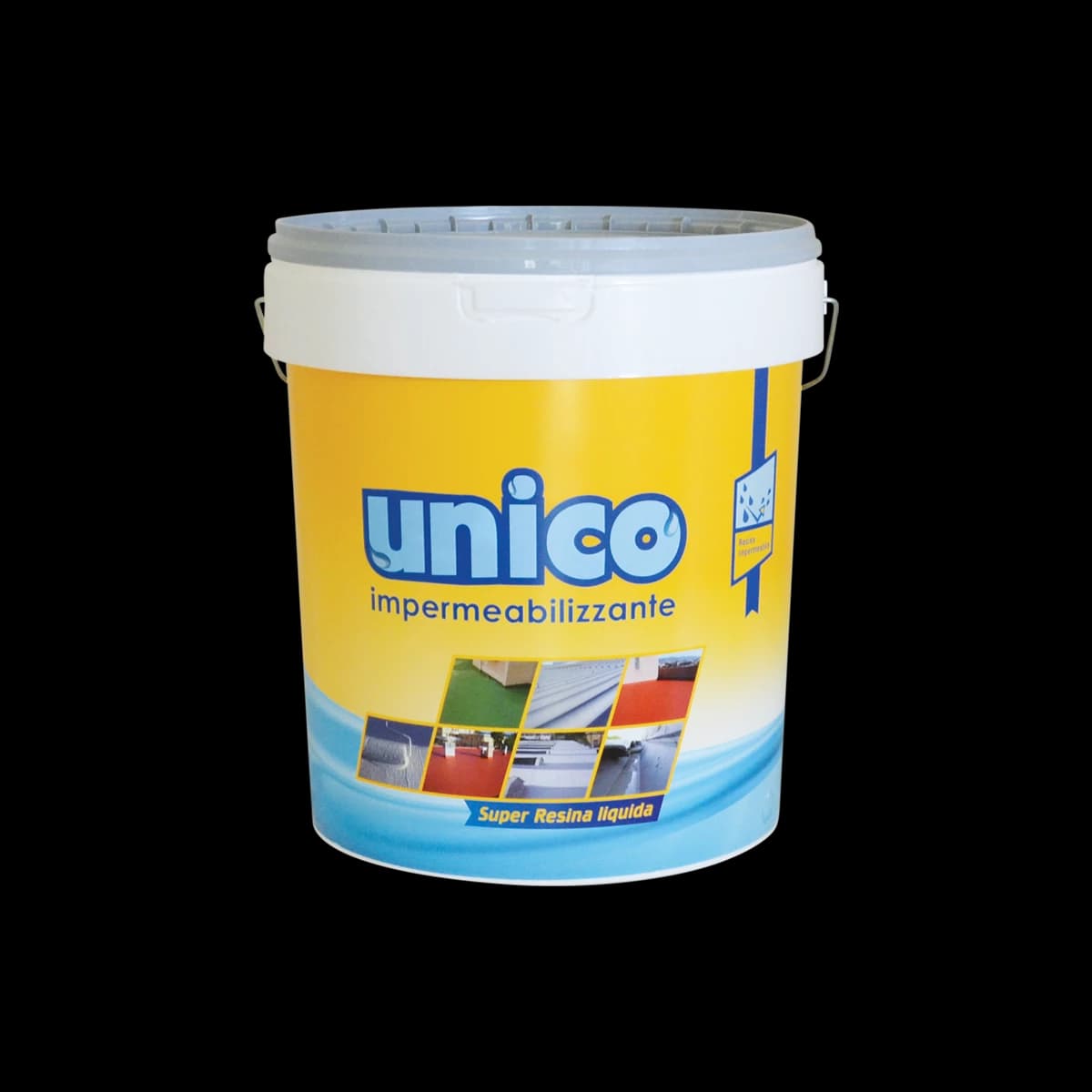 Unico Single-component Colored Super Liquid Waterproofing rRsin in Aqueous Emulsion (Liquid, Water Based) (10 Kg)