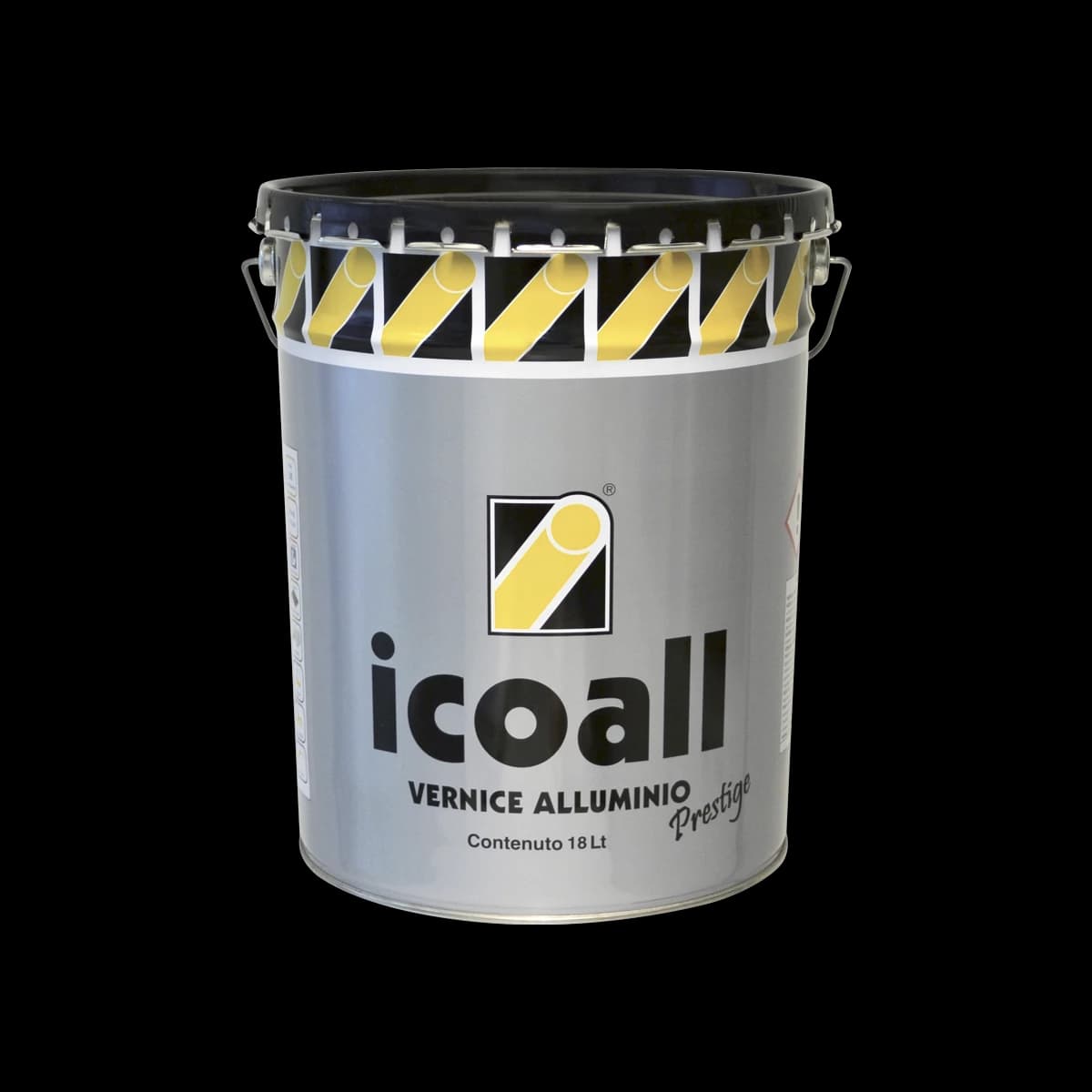 Icoall Prestige Version Aluminum Paint based on Mineral-filled Petrol Resins (Liquid, Solvent Based) (4 Lt)