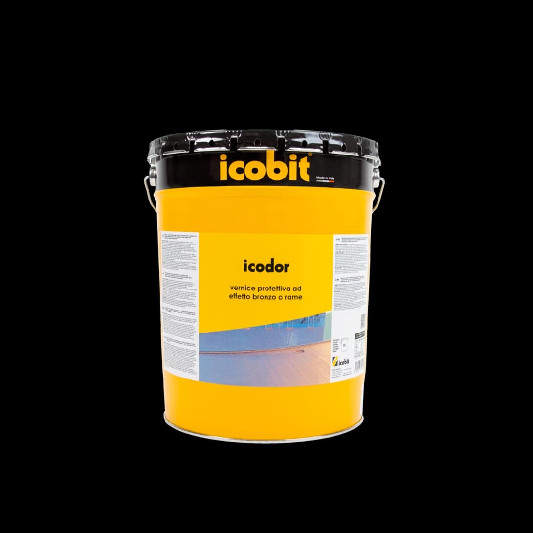 Icodor Prestigious Protective Paint based on Acrylic Resins with Bronze and Copper Effect (Liquid, Solvent Based) (18 Lt)