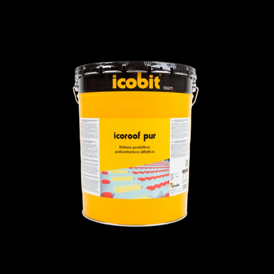 Icoroof Pur Two-Component Colored Walkable Finish Coating (Liquid, Solvent Based) (25 Kg)