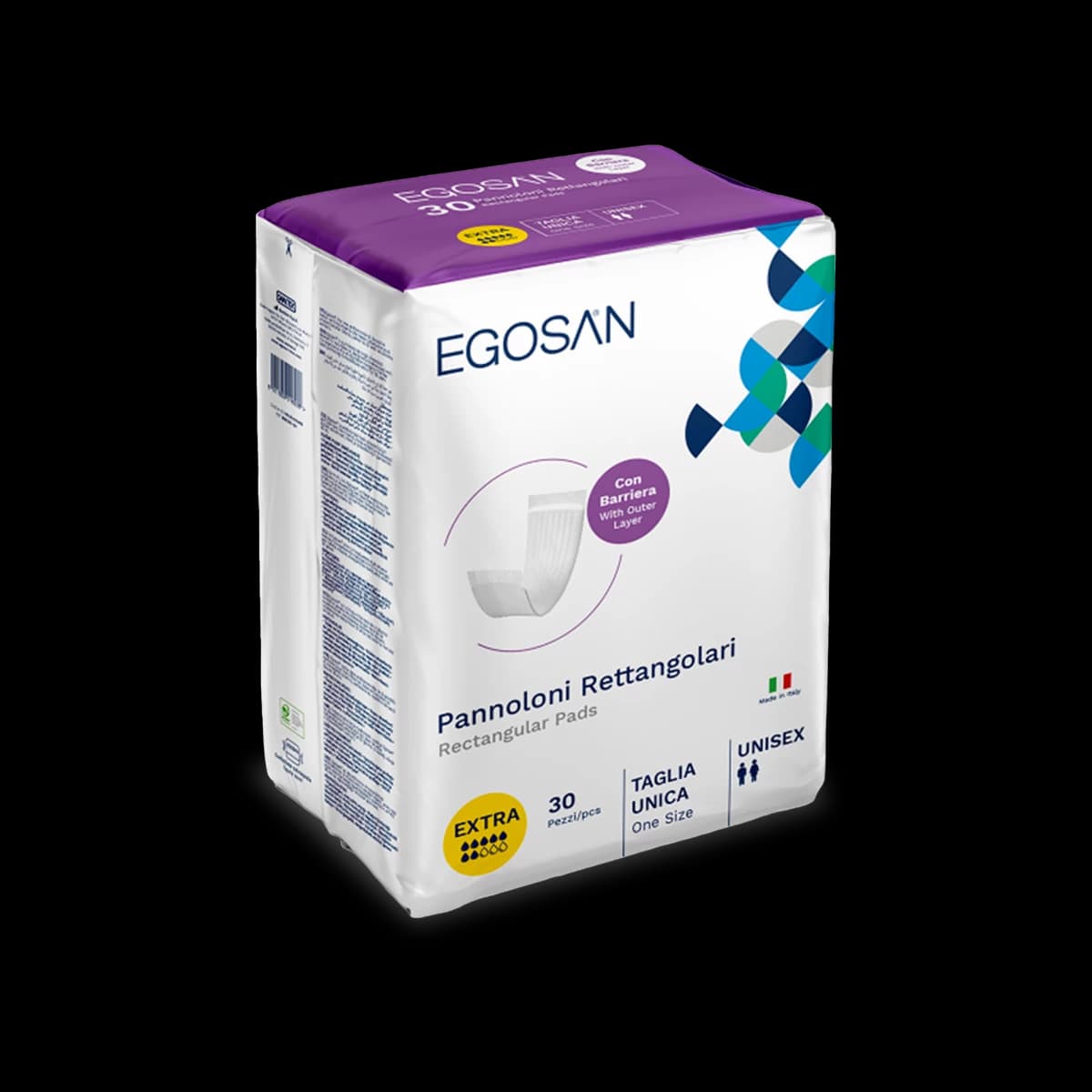 Rectangular Diaper with Barrier, Absorbent Aid for Incontinence (Day-Night/Extra Absorption)