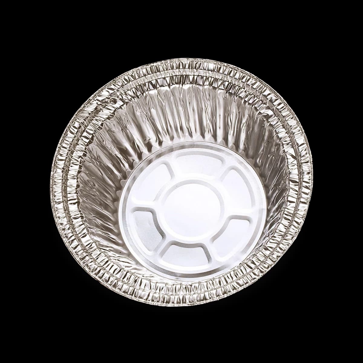 Rounded Aluminium (Cap. 700ml) Disposable Container