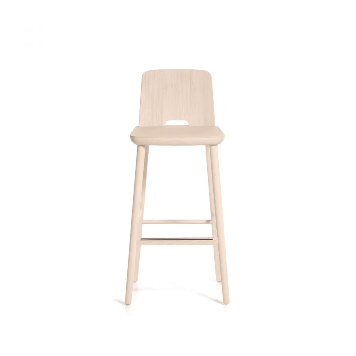 Tablet Stool in Natural Ash Wood with Honeycomb Seat