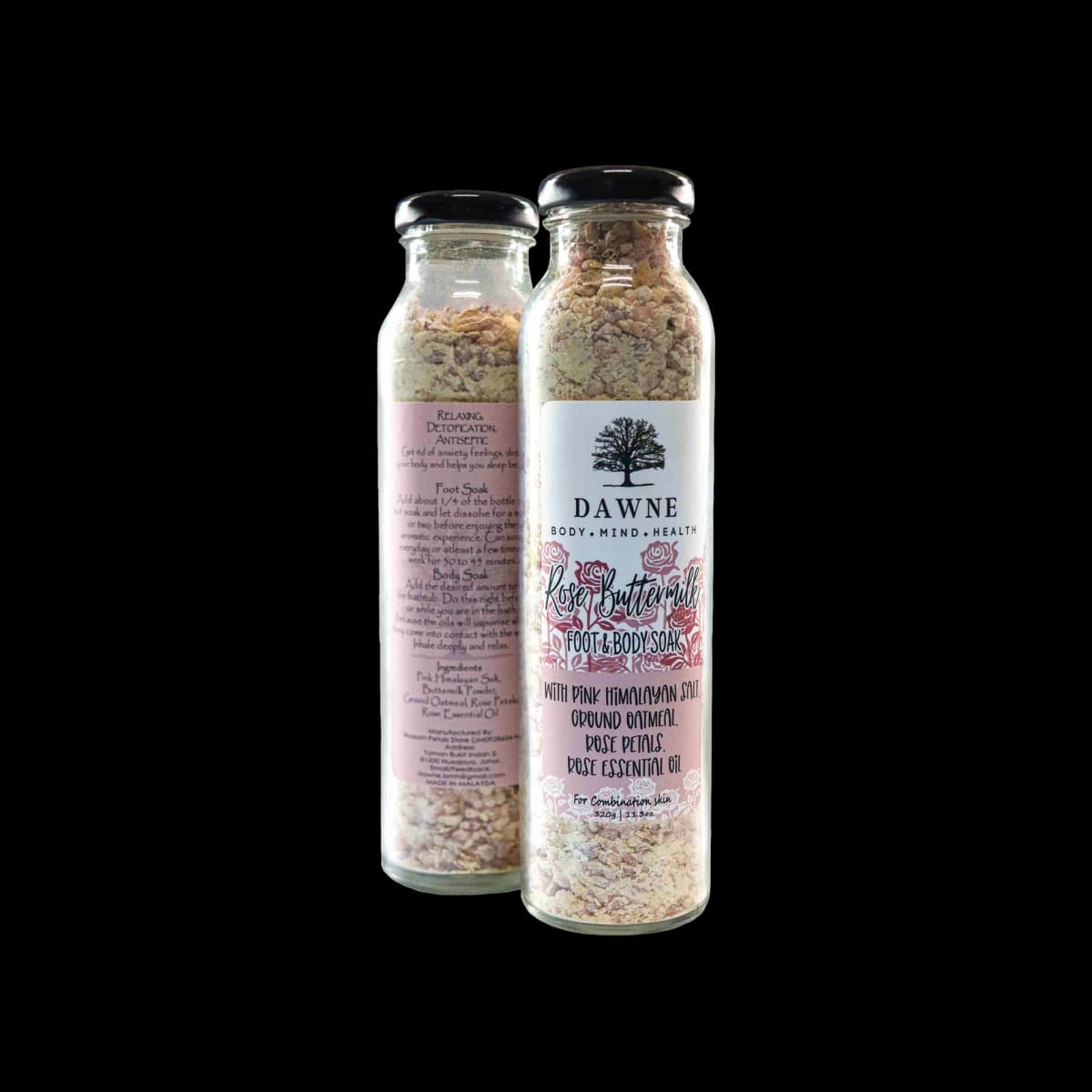 Rose Buttermilk Foot and Body Soak to Induce Sleep and Reduce Stress