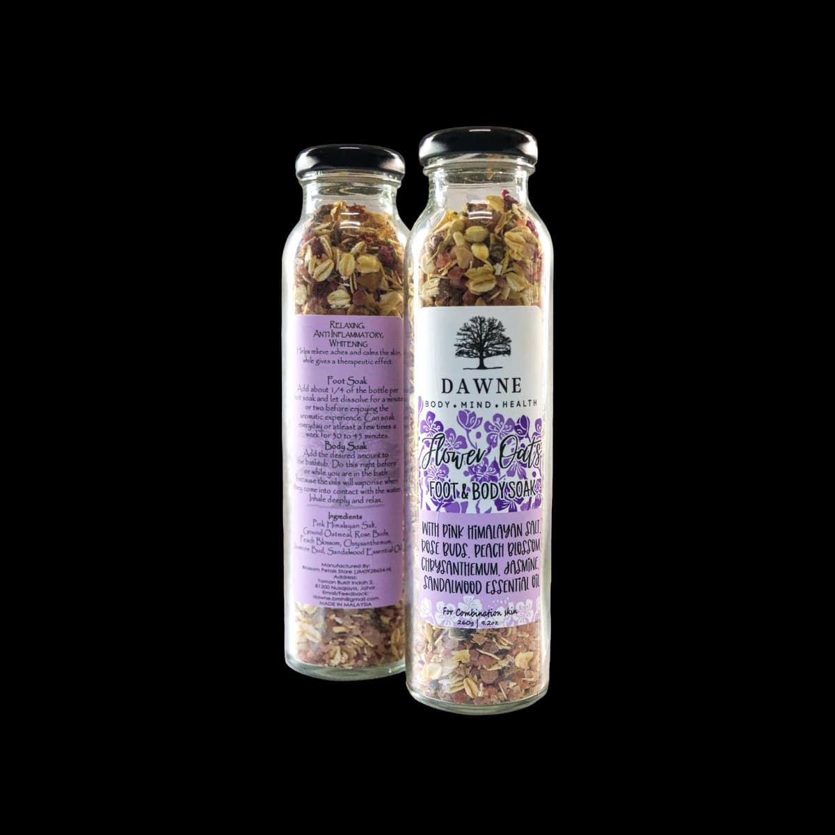 Flower Oats Foot and Body Soak to Uplift Mood and Skin Health