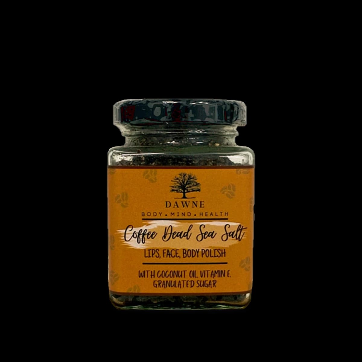 Coffee Dead Sea Salt Body, Face and Lips Polish Scrub