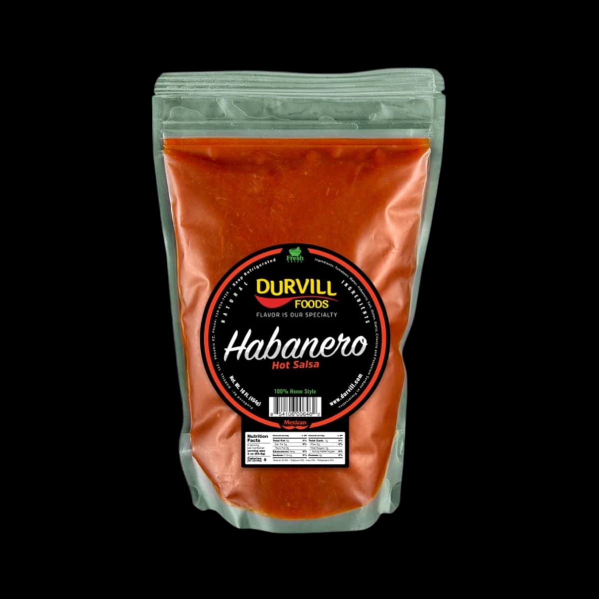 Habanero Hot Mexican Sauce (450 grs)