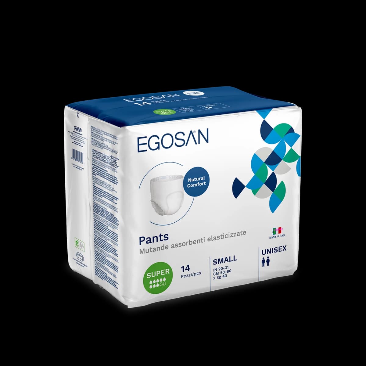 Elasticized Absorbent Underpants Classic (Night/Super Absorption) (Small)