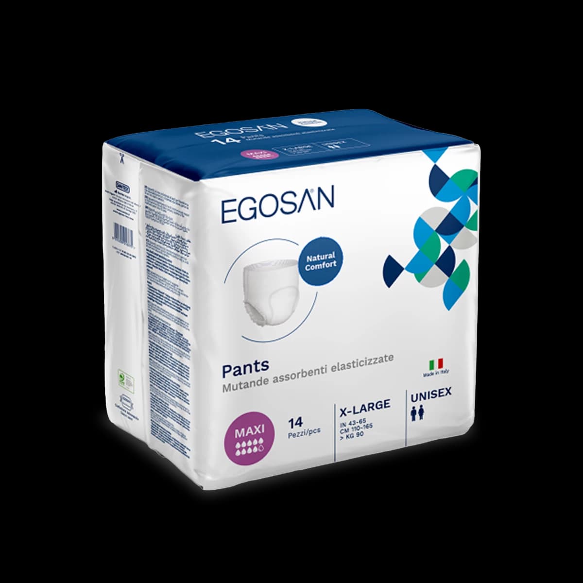 Elasticized Absorbent Underpants Classic (Night/Maxi Absorption) (X-Large)