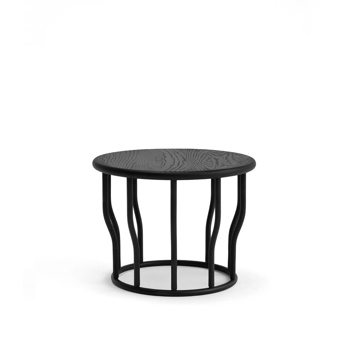 Cosse Coffee Table with Shaped Wooden Spindles for Bar or Restaurants