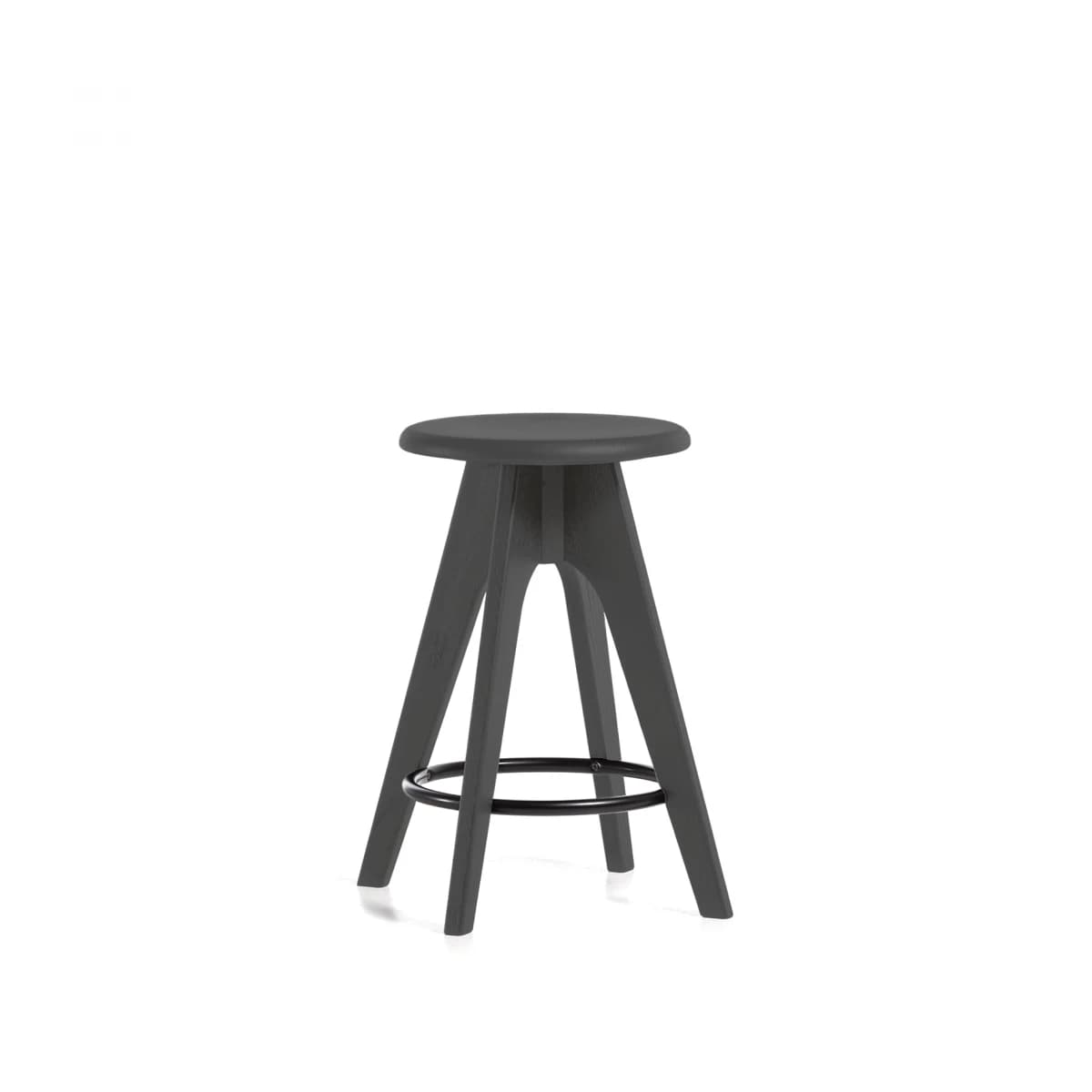 Tommy Stool in Oak or Ash Wood with Adjustable Height