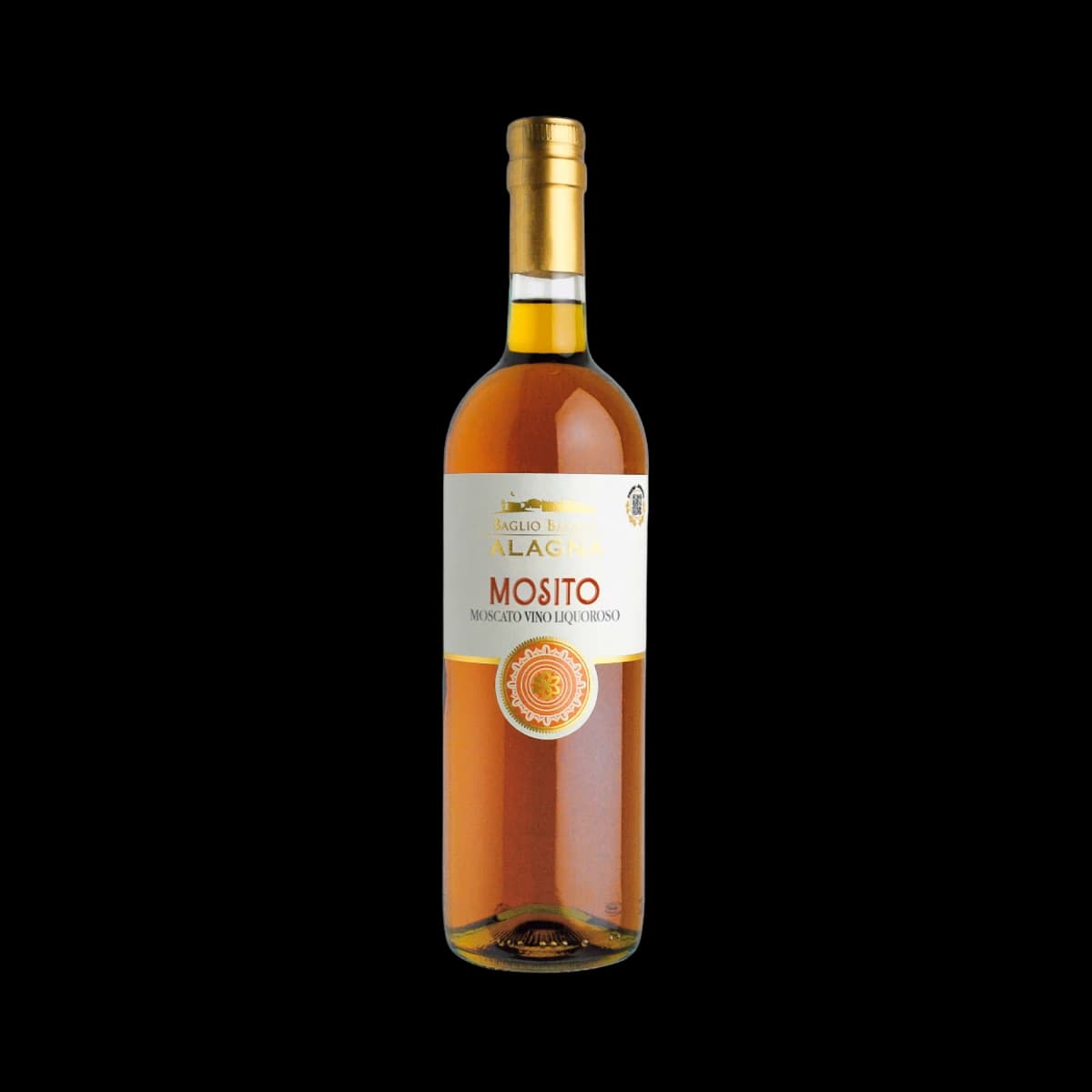 Moscato Mosito Wine made from Slightly Dried Grapes to Accompany with any kind of Pastry (16,5% Vol.) (1Lt)