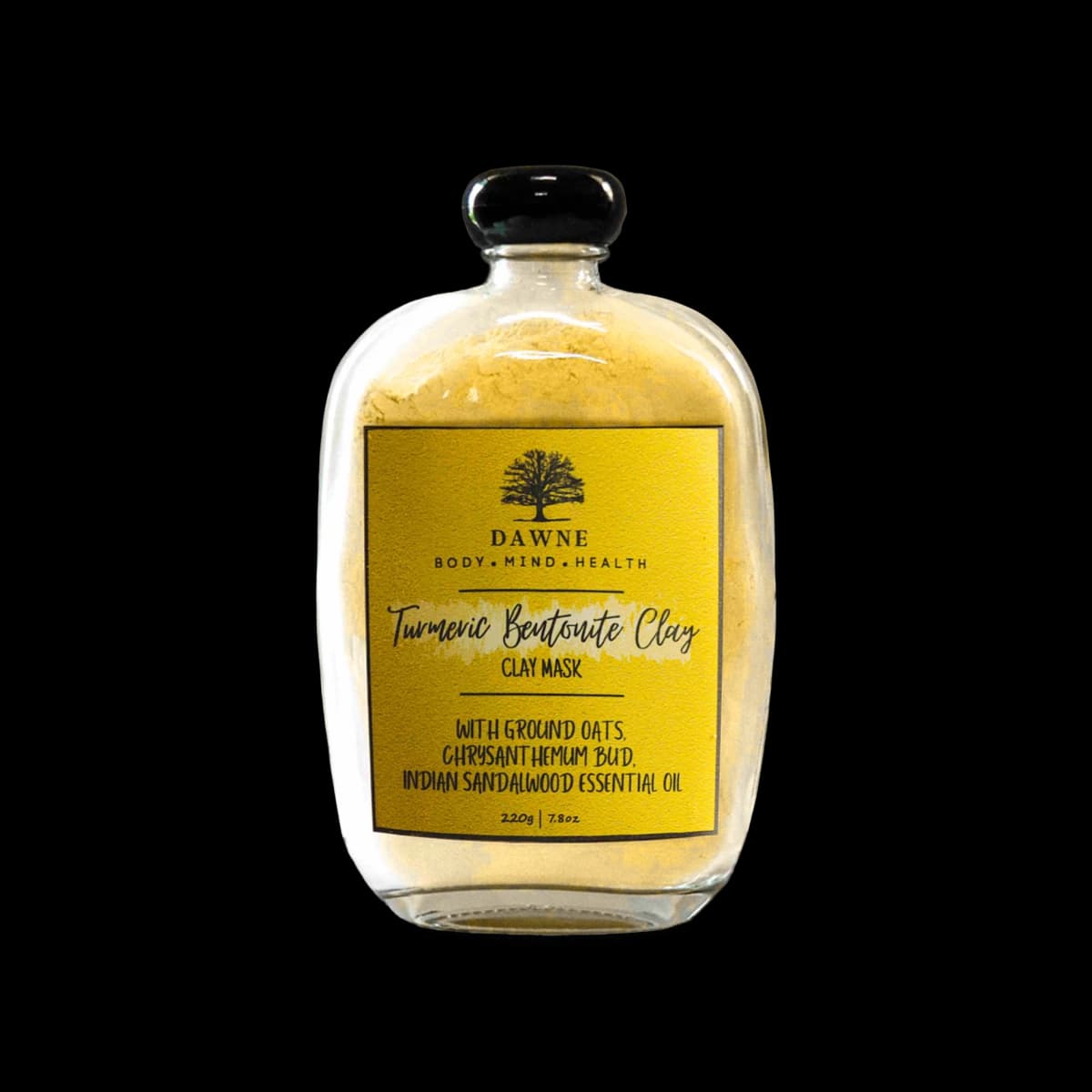 Turmeric Bentonite Clay Mask to Reduce Acne and Brighten Dark Spots